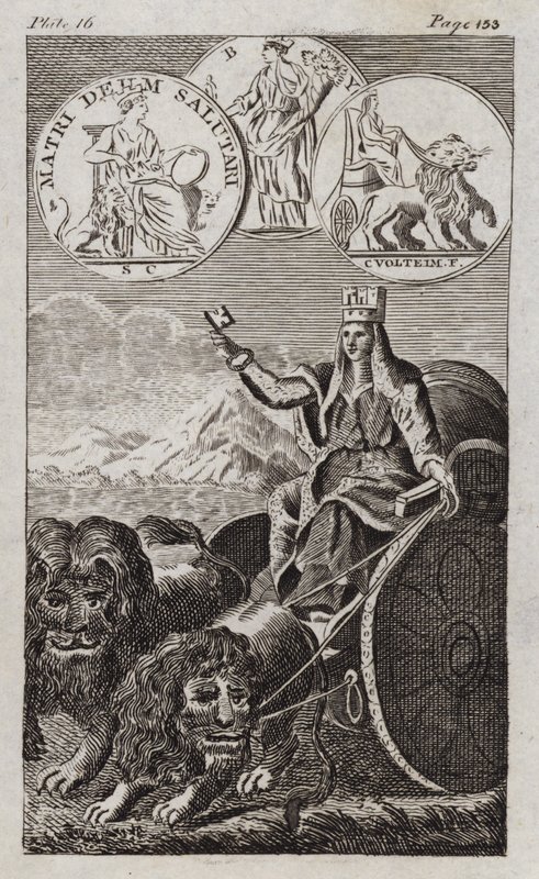 Cybele (gravyr) av English School