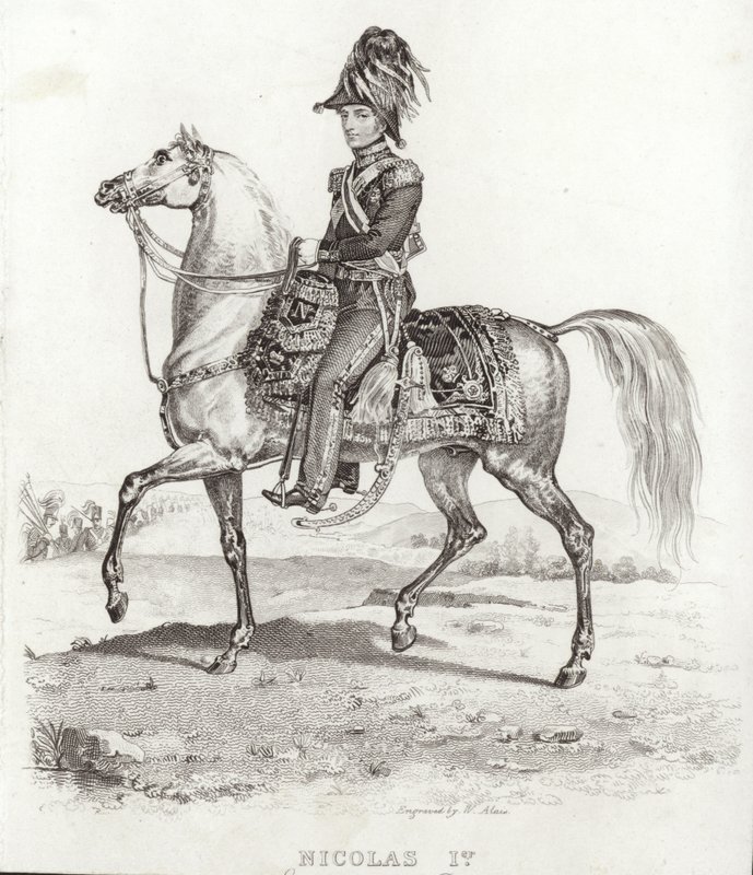 Tsar Nikolaj I av Ryssland av English School