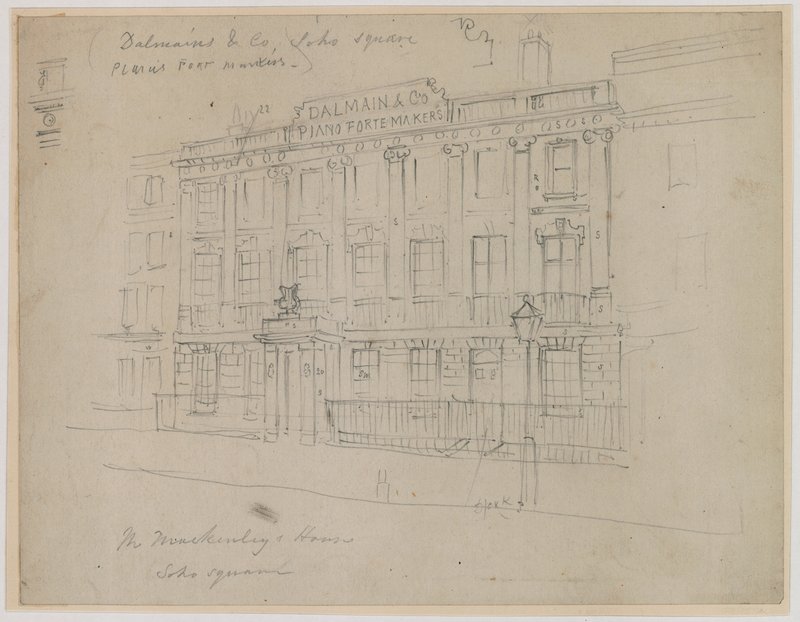 DAlmains Piano Manufacturers, Soho Square av English School