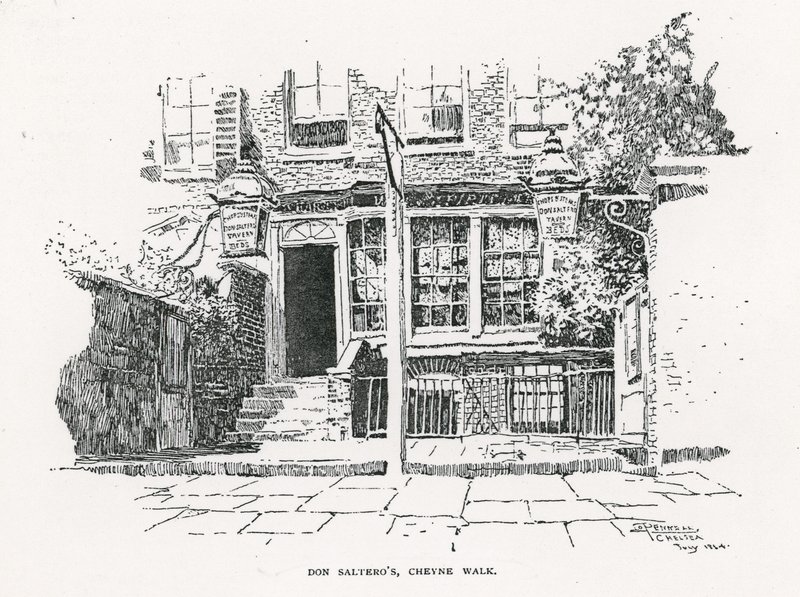 Dan Salteros kaffehus i Cheyne Walk av English School