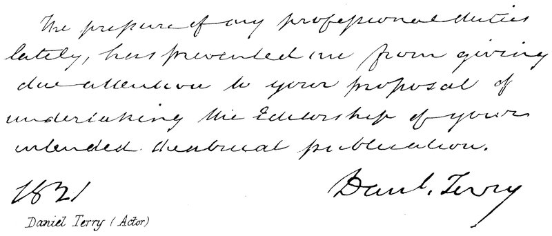 Daniel Terry (skådespelare) av English School