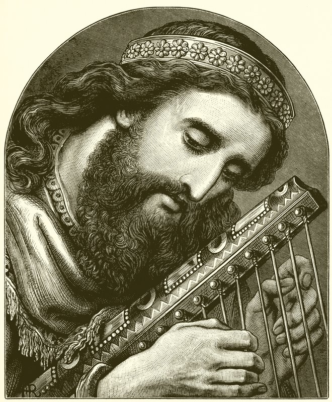 Psalmisten David av English School