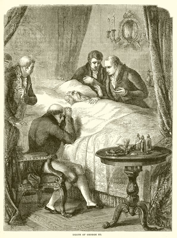 George III:s död av English School