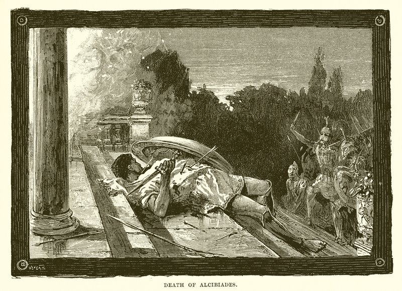 Alcibiades död av English School