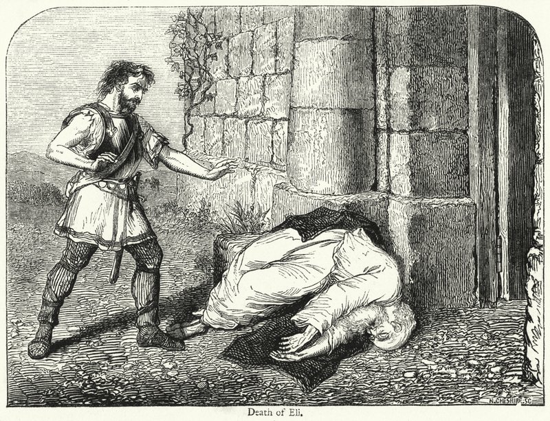 Elis död (gravyr) av English School