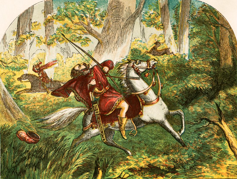 William Rufus död av English School