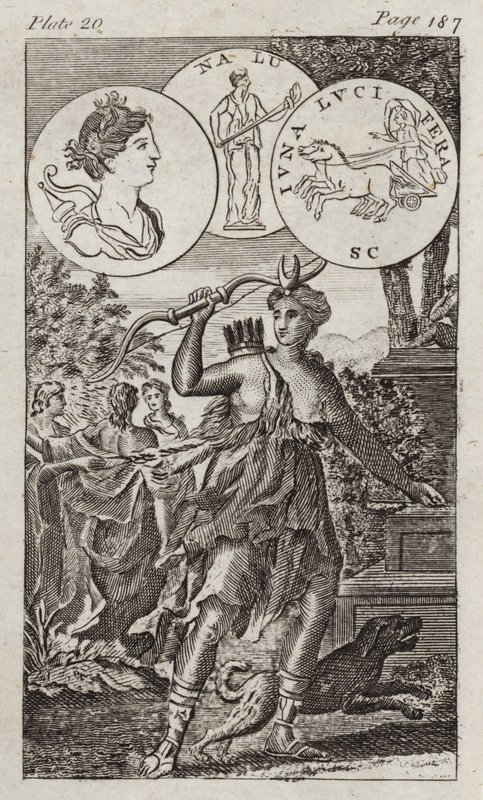 Diana (engraving) av English School