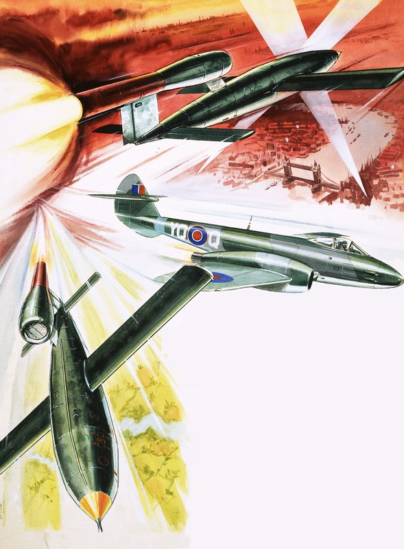 Doodlebug. V1:s flygande bomb av English School