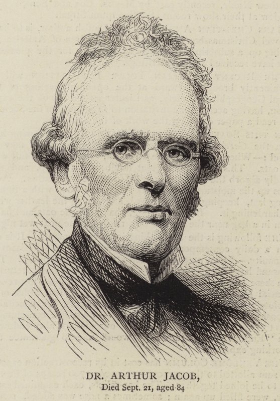 Dr Arthur Jacob (gravyr) av English School