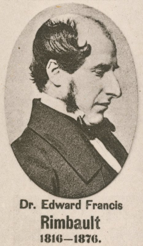 Dr Edward Francis Rimbault (gravyr) av English School