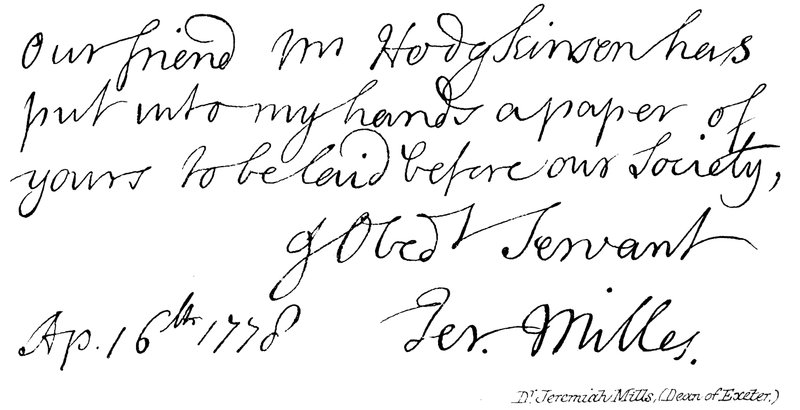 Dr Jeremiah Mills, (dekanus i Exeter) av English School