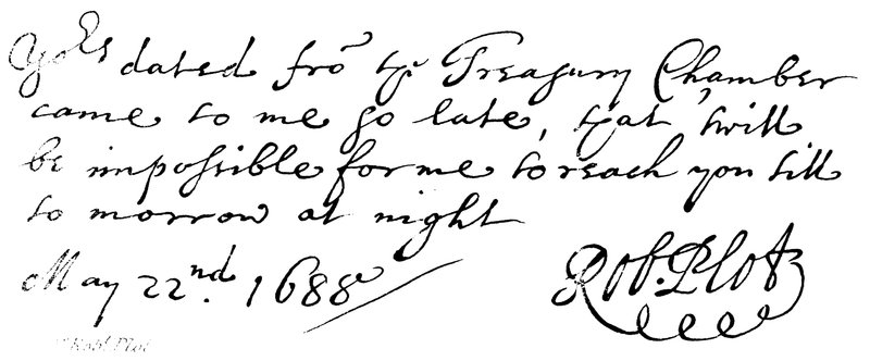 Dr Robert Plot av English School