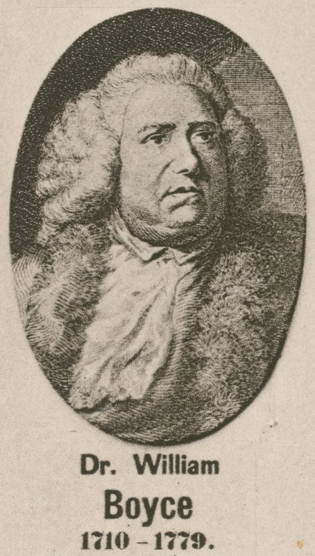 Dr William Boyce (gravyr) av English School