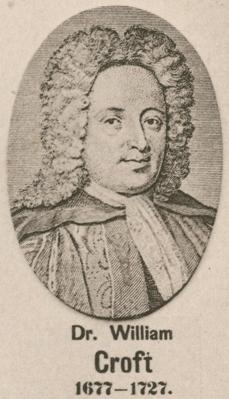 Dr William Croft (gravyr) av English School