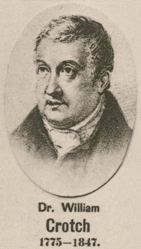 Dr William Crotch (gravyr) av English School