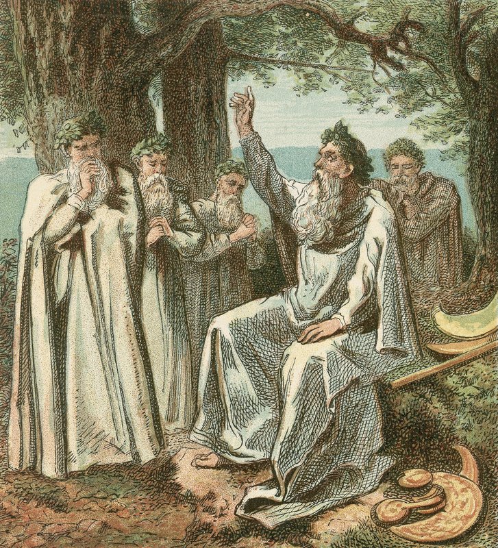 Druider eller brittiska präster av English School