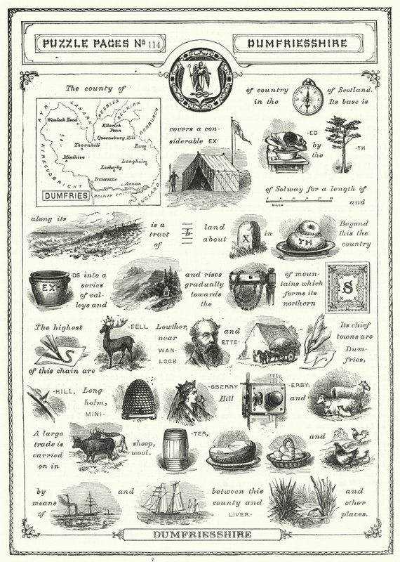 Dumfriesshire (gravyr) av English School