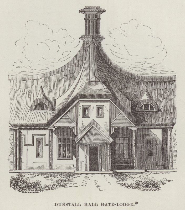 Dunstall Hall Gate-Lodge (gravyr) av English School