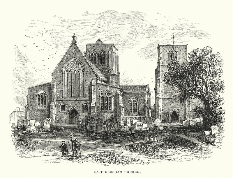 East Dereham Church (gravyr) av English School