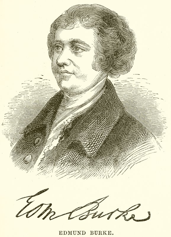 Edmund Burke av English School