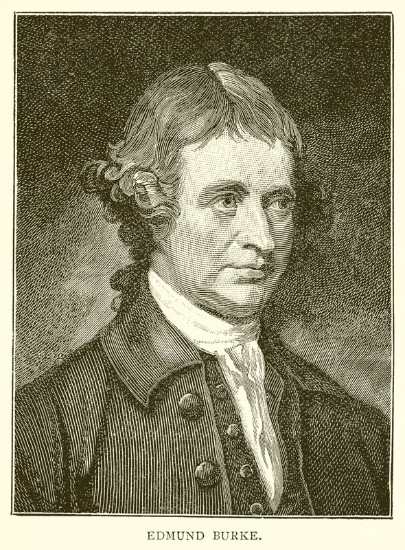 Edmund Burke av English School