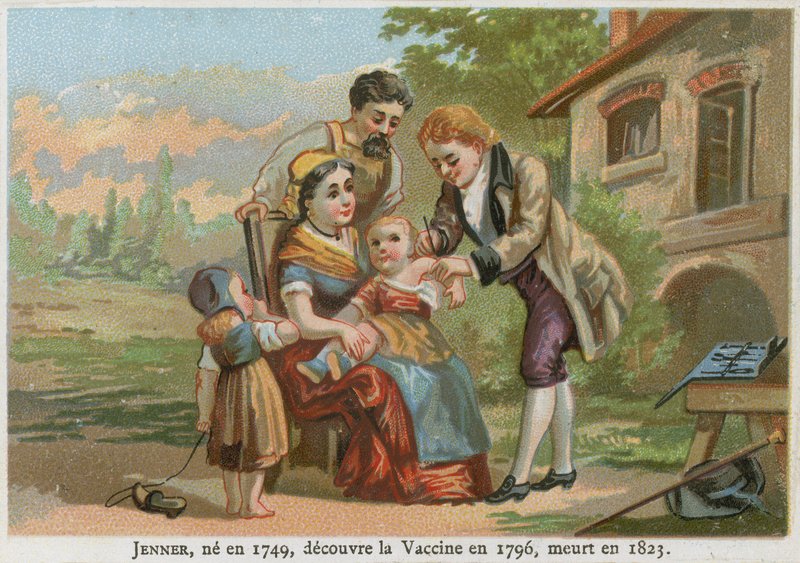 Edward Jenner av English School