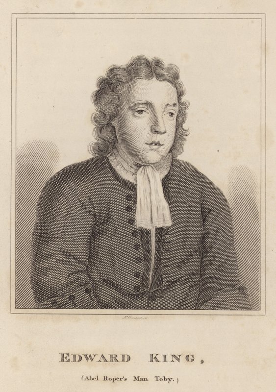 Edward King, Abel Ropers Man Toby av English School