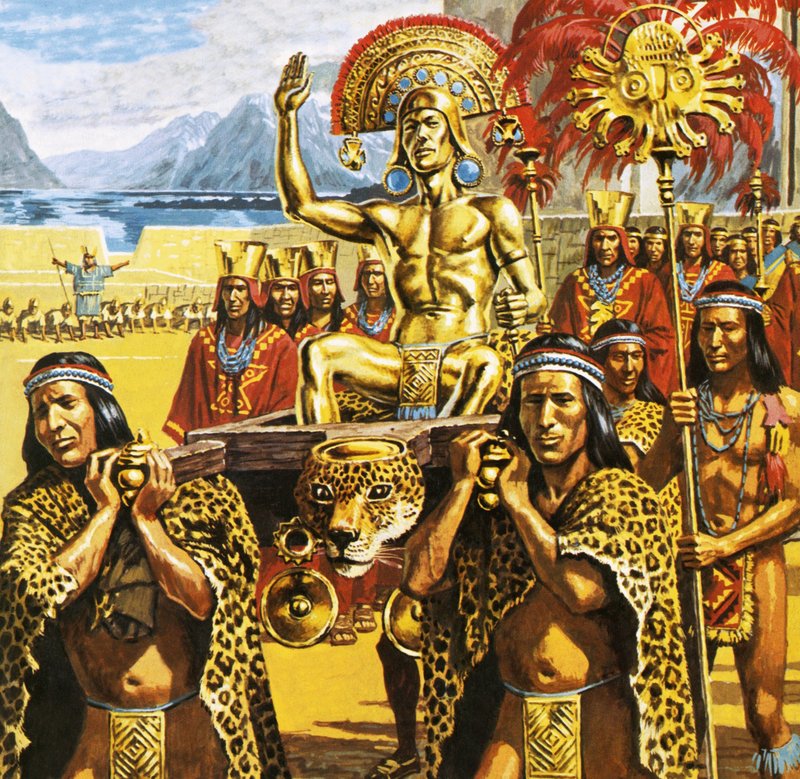El Dorado, den gyllene mannen av English School