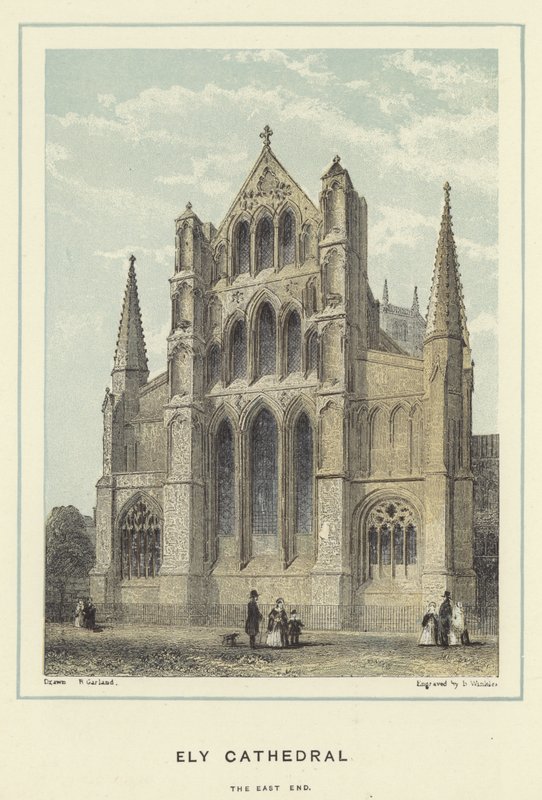 Ely Cathedral, den östra änden av English School