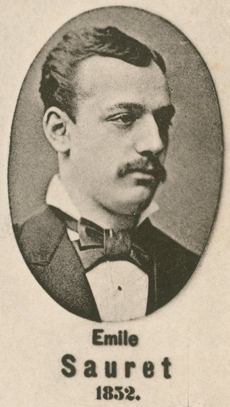 Emile Sauret (gravyr) av English School