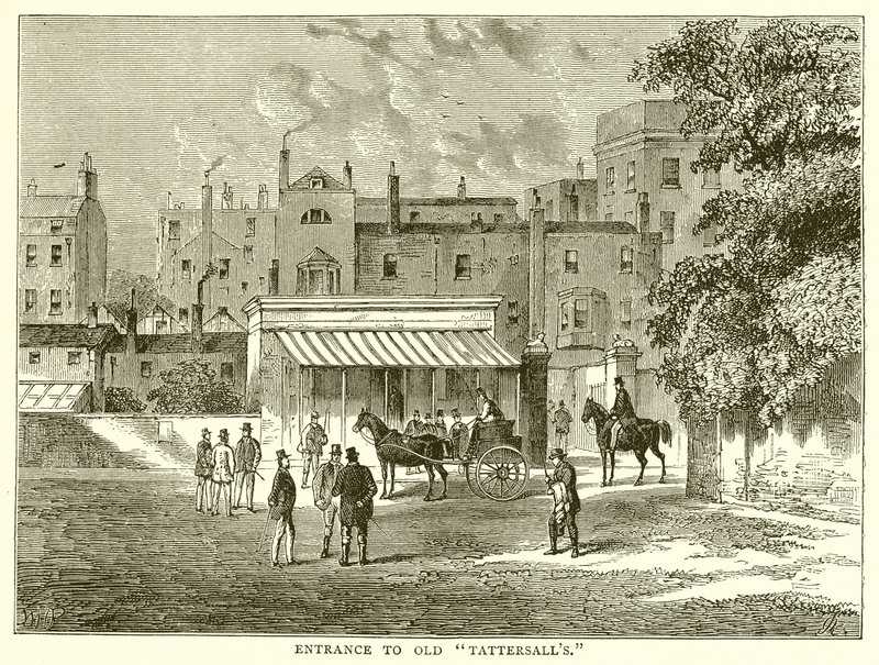Ingång till Old Tattersalls. av English School