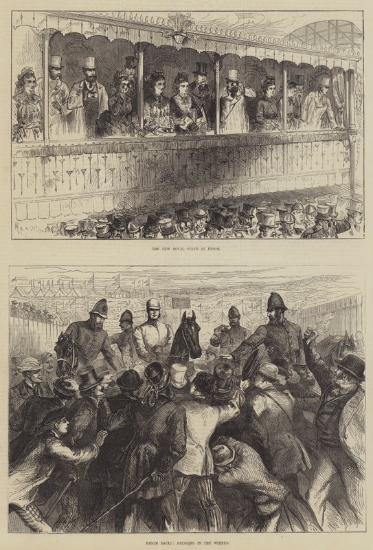 Epsom Races (gravyr) av English School