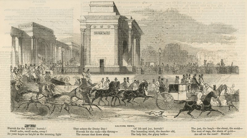 Epsom Races: Leaving Town av English School
