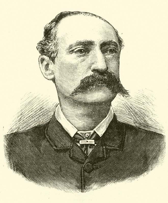 Ernest Giles (gravyr) av English School