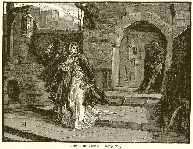 Escape of Argyll av English School