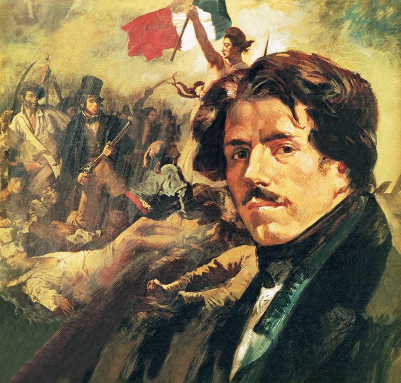 Eugene Delacroix av English School