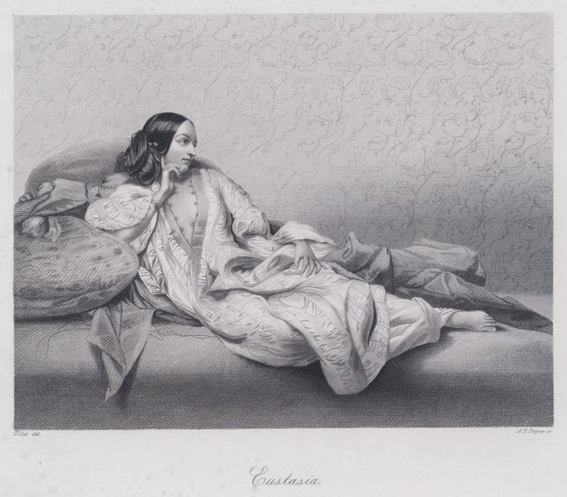 Eustasia (gravyr) av English School