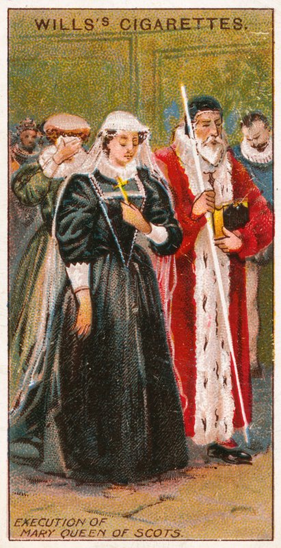 Avrättning av Mary Queen of Scots av English School