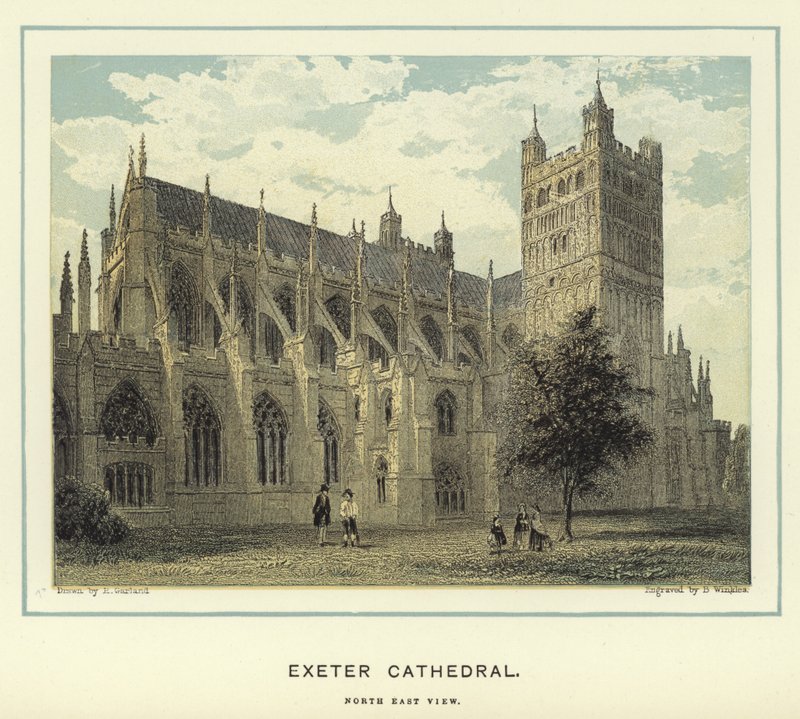 Exeter Cathedral, nordostvy av English School