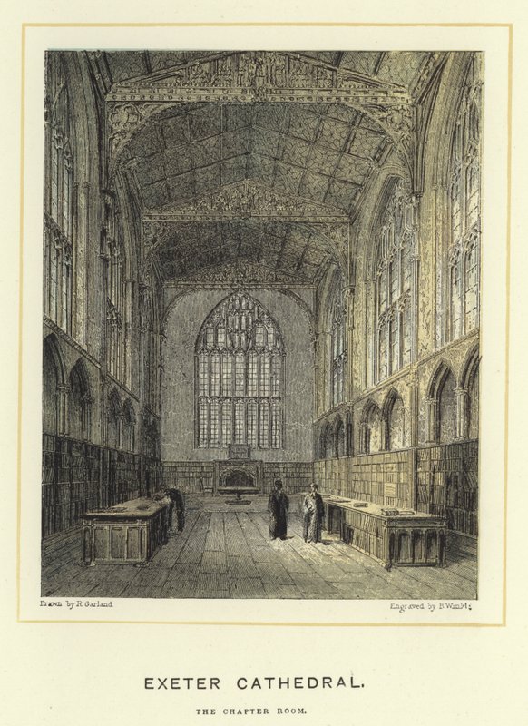 Exeter Cathedral, kapitelrummet av English School
