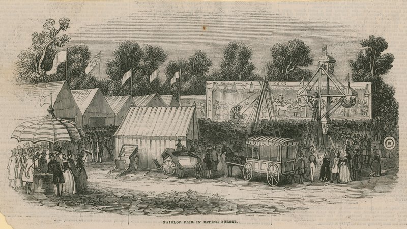 Fairlop-mässan i Epping Forest av English School