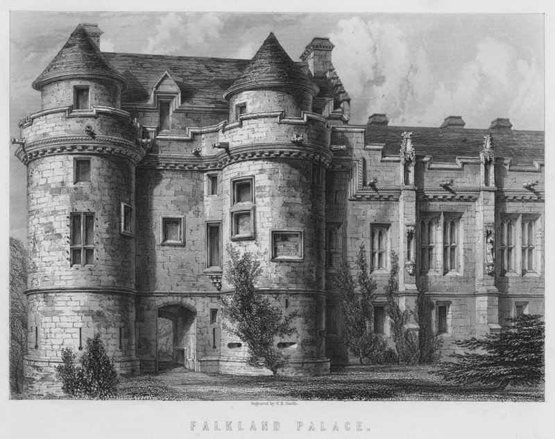 Falkland Palace (gravyr) av English School