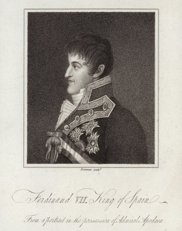 Ferdinand VII, kung av Spanien av English School