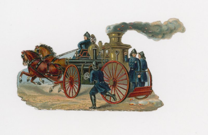 Brandskydd (chromolitho) av English School