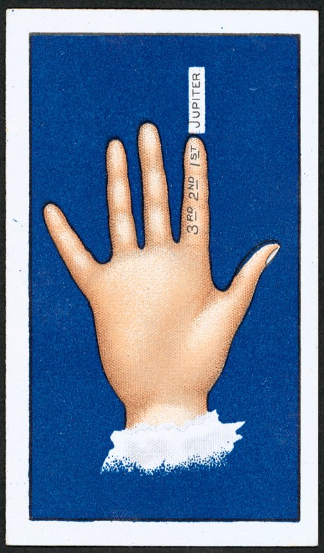 First Finger (färg litho) av English School