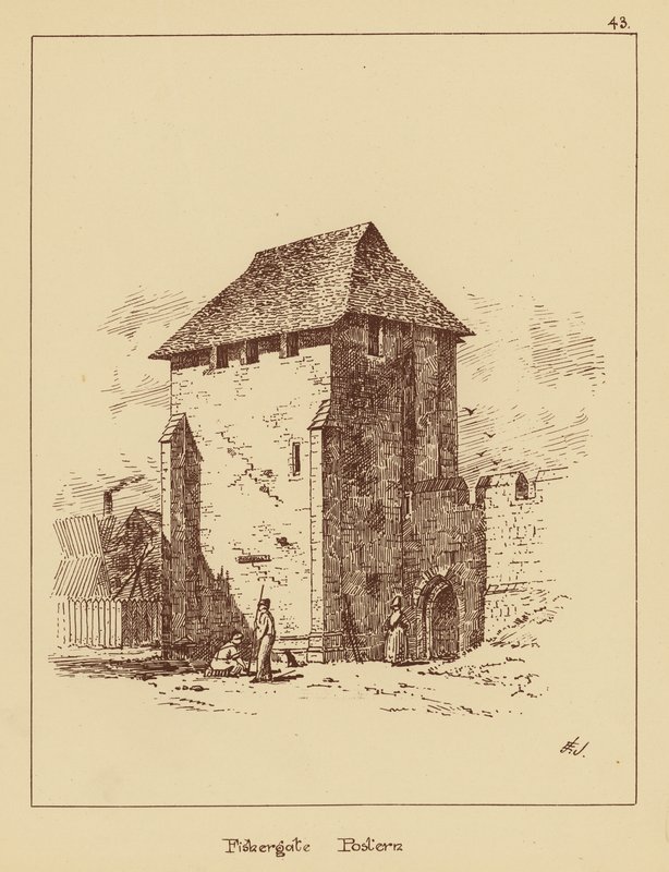 Fishergate Affischer (litografi) av English School