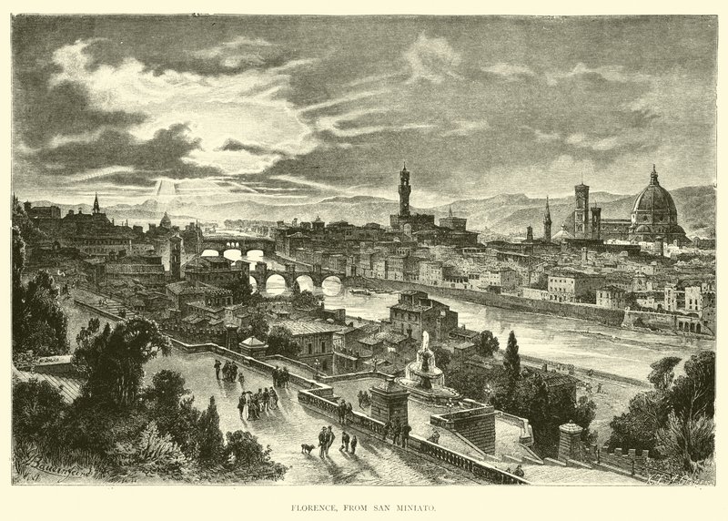 Florens, från San Miniato av English School