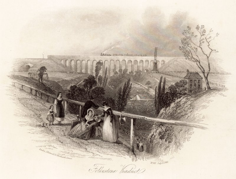 Folkestone Viadukt av English School