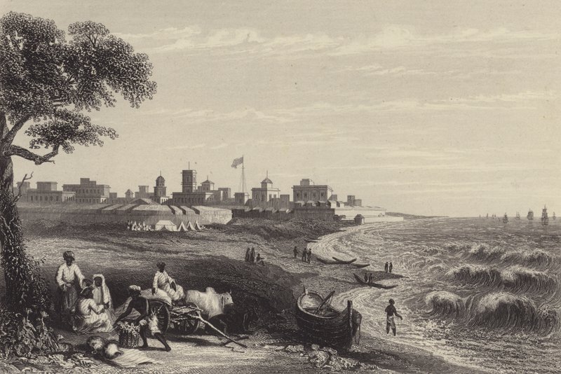 Fort George, Madras (gravyr) av English School