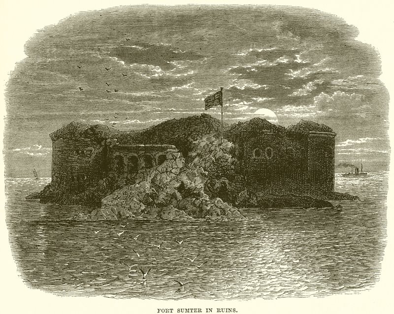 Fort Sumter i ruiner av English School